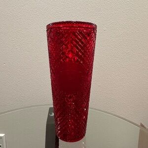 Starbucks Holiday 2021 Red Jeweled Tumbler